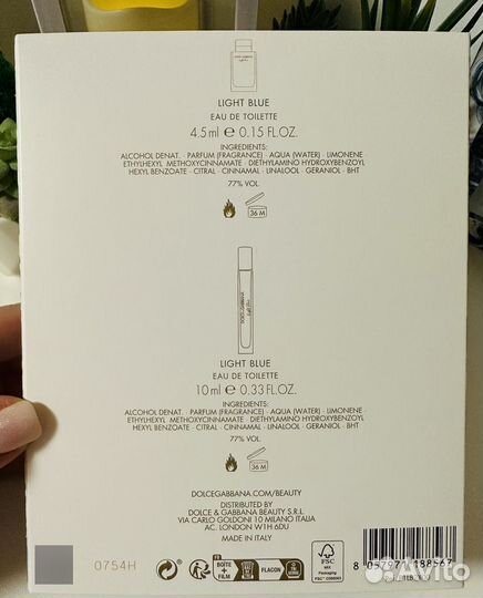 Dolce&gabbana Подарочный набор Light Blue