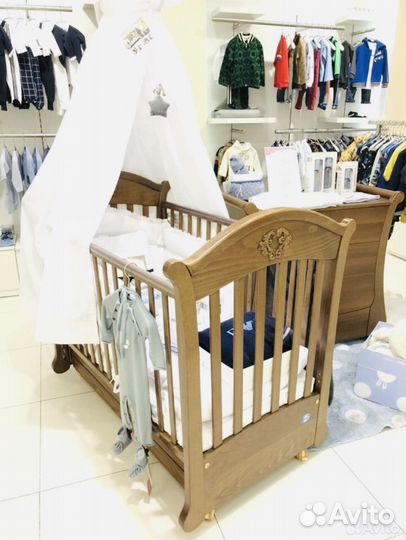 Детская кровать и комод pali rose(Италия)