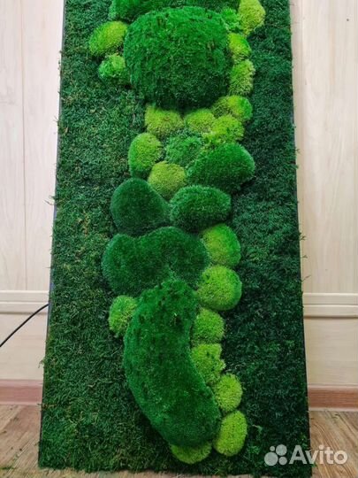 Панель из стабилизированного мха