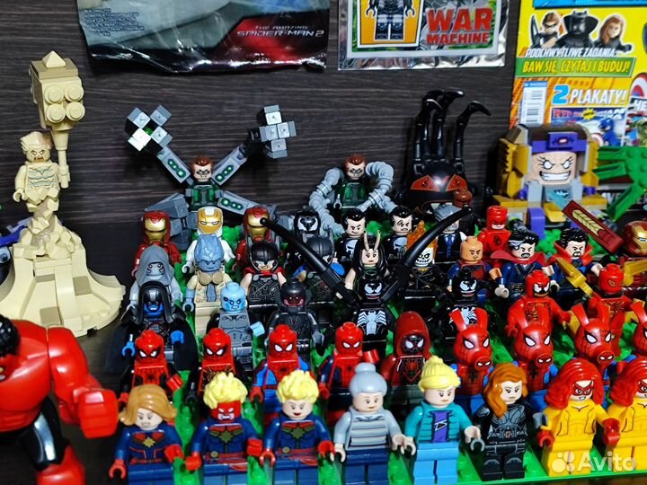 Lego marvel super heroes минифигурки
