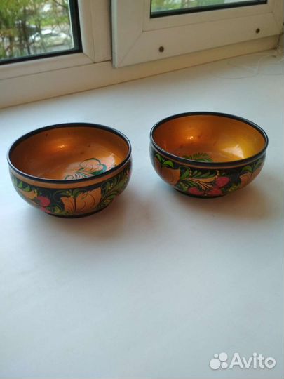 Деревянные пиалы