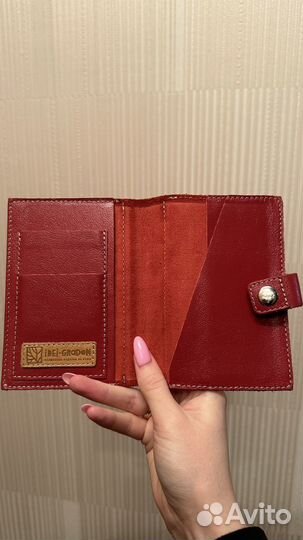 Обложка на паспорт кожаная