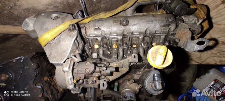 Двигатель 1.9DCI Renault 2000г