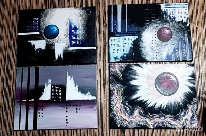 Картина акрилом на холсте