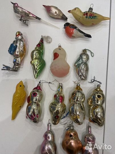 Елочные игрушки советские