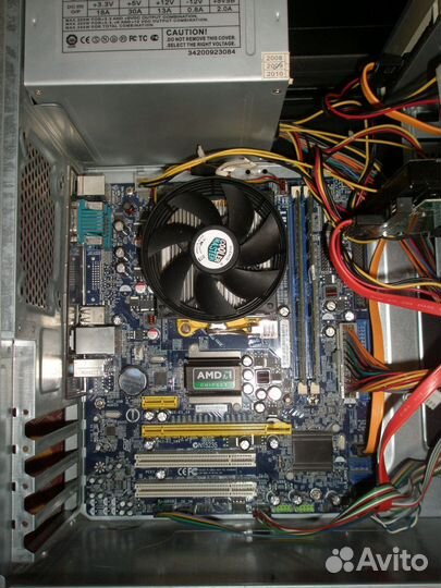 Материнка рабочая Socket 775, AM2+