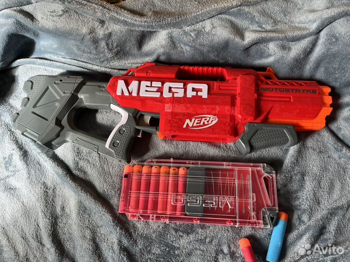 Nerf бластер Мега Мотострайк