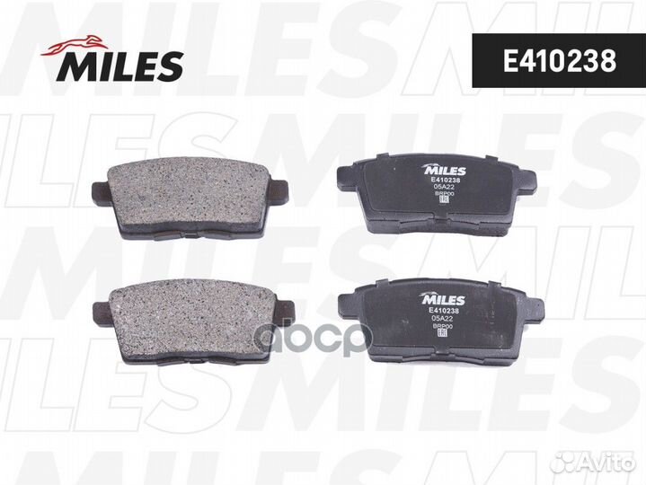 E410238 Колодки тормозные mazda CX7/CX9 07- зад