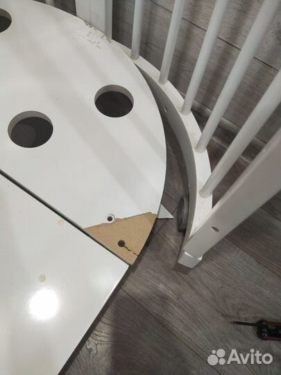 Детская кроватка трансформер с маятником