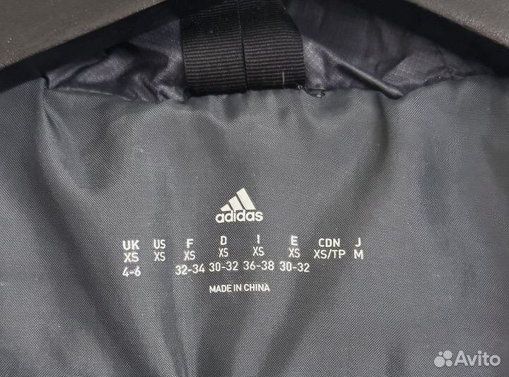 Пуховик Adidas женский