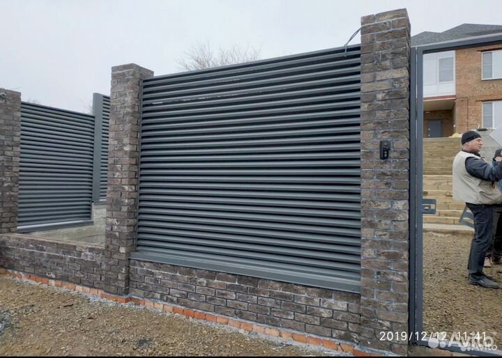 Забор жалюзи под заказ