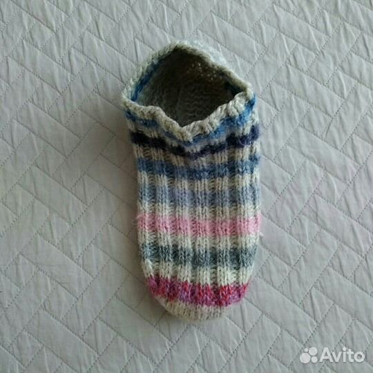 Носки шерстяные, следки и варежки