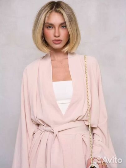 Костюм летний с кимоно и брюками 46 новый