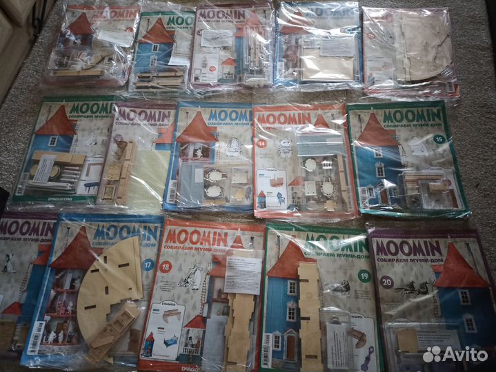 Moomin муми дом деагостини обмен