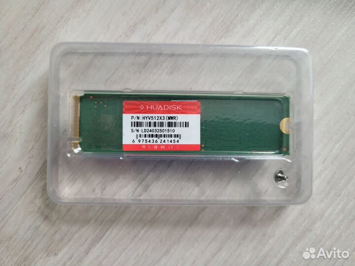 SSD M.2 накопитель Huadisk 512 Гб NVMe