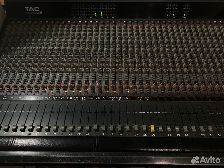 Винтажный аналоговый пульт TAC scorpion II (amek)