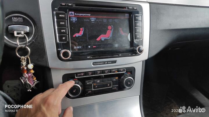 Блок климат контроля passat b6