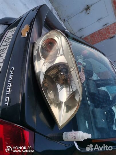 Фара chevrolet aveo т250