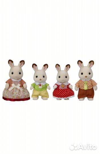 Sylvanian Families Семейка шоколадных Кроликов