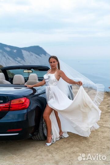 Фата с рюшками тренд