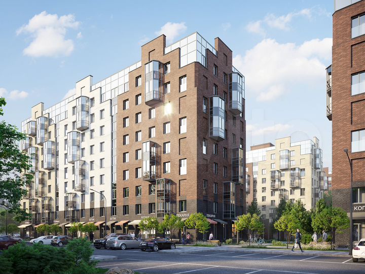 Квартира-студия, 28,6 м², 9/9 эт.
