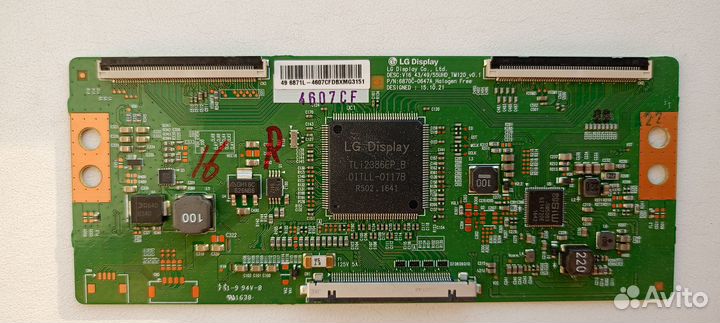 T-con V16 43/49/55UHD TM120 v0.1 6870C-0647A