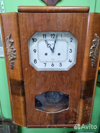 Настенные часы, Янтарь. очз. на ходу