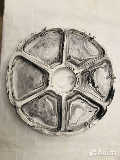 Менажница из гипса ручной работы