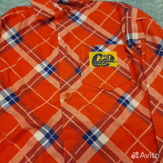 Фланелевая рубашка детская