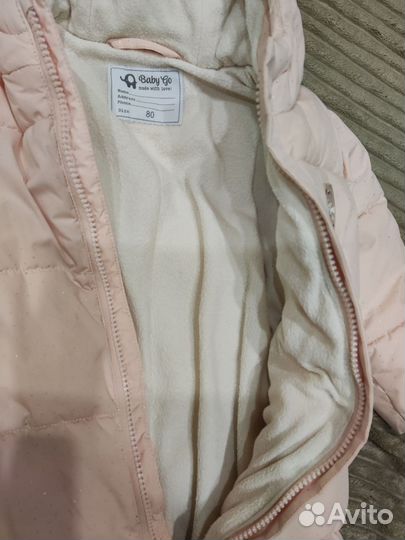 Зимний комбинезон для девочки 80