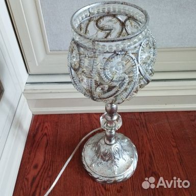 Настольная лампа Италия Ампир Металл Хрусталь