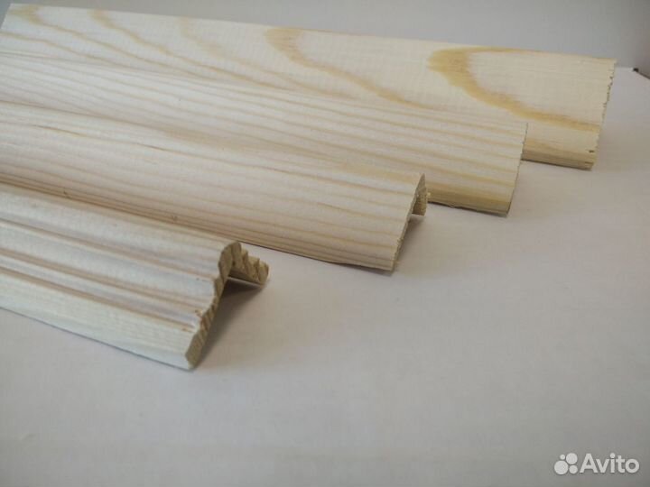 Уголок дер. Экстра/Массив 25, 35, 45 мм 3,0 м глад