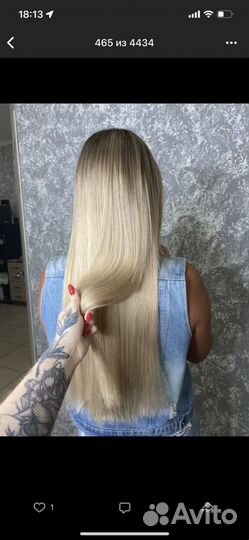 Голливудское наращивание волос