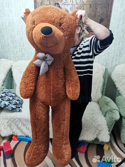Большая мягкая игрушка медведь