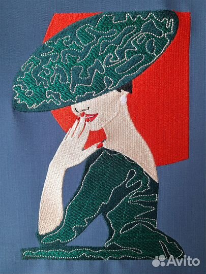 Машинная вышивка на одежде