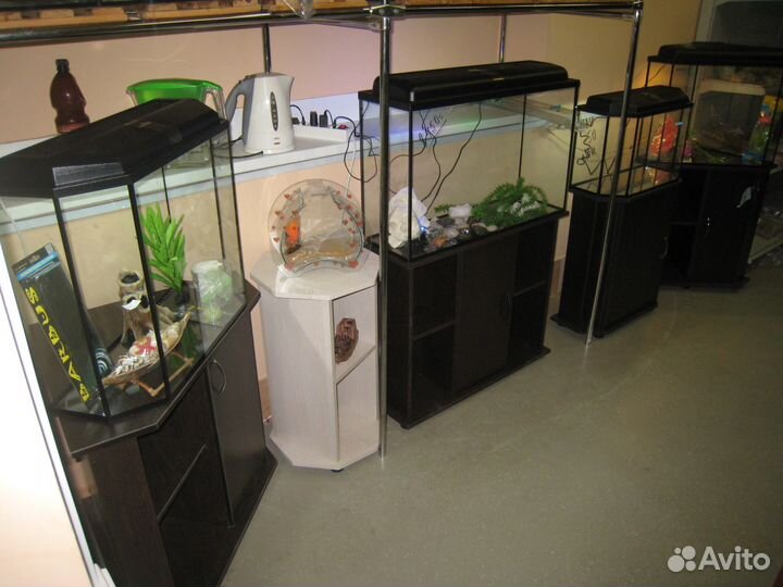 Аквариумы для рыб и черепах, со склада