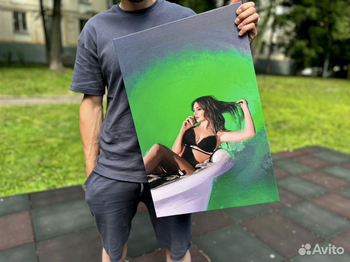 Портрет на холсте по фото, печать на холсте