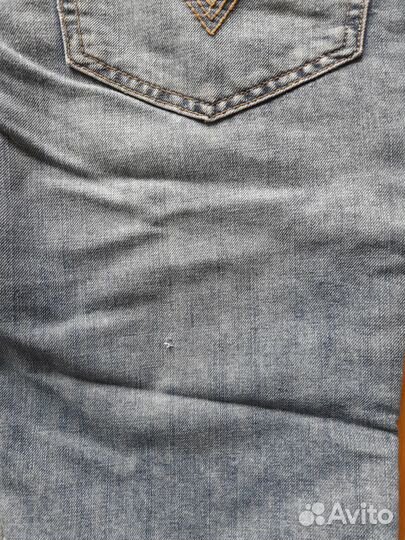 Бриджи джинсовые