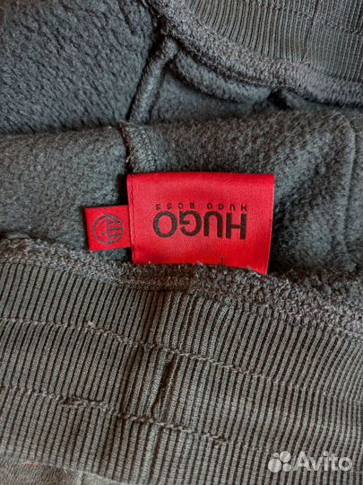 Hugo Брюки джогеры мужские L(XL) антрацит чёрные