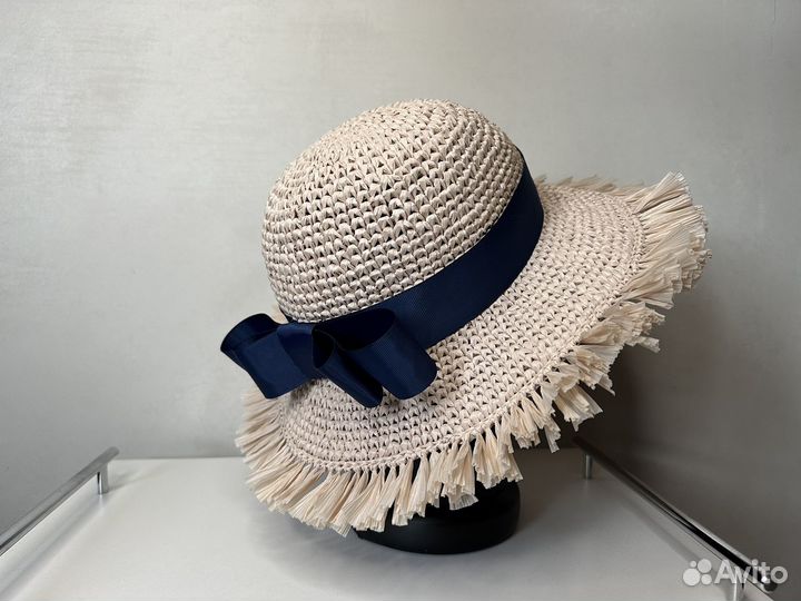 Шляпа женская летняя из рафии