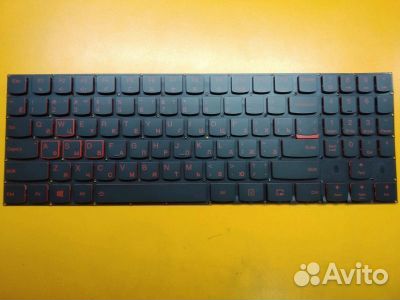 Клавиатура для ноутбука Lenovo Y520 красная подс