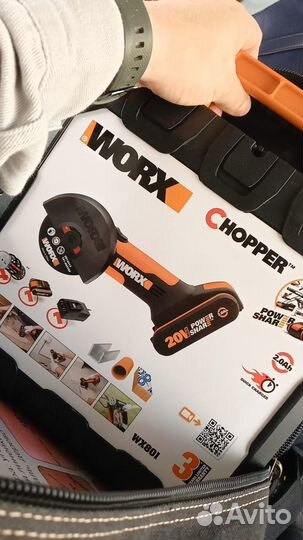 Аккумуляторная болгарка worx WX801