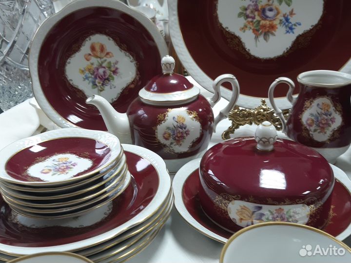 Сервиз чайный Гдр Volkstedt Pastorale