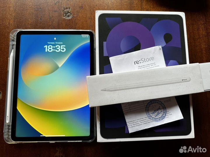 Apple iPad air 10.9 2022 на гарантии