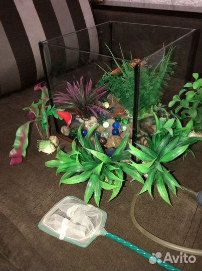 Аквариум кубический 8л