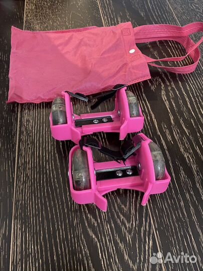 Мини ролики на пятку