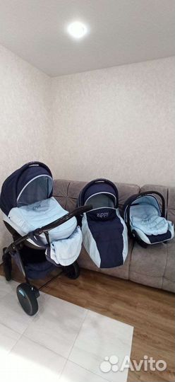 Коляска zippy 3 в 1 tutis