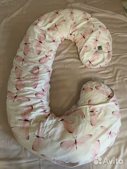 Подушка для беременных (для кормления) с шариками