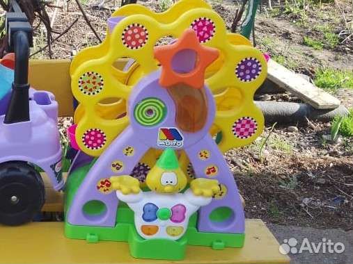 Детская машинка каталка, карусель для игр