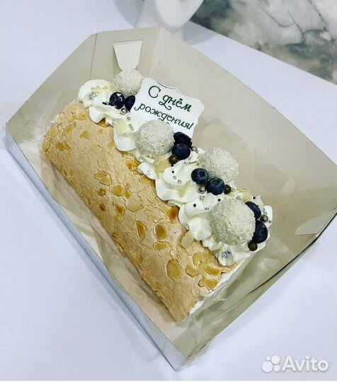 Меренговый рулет